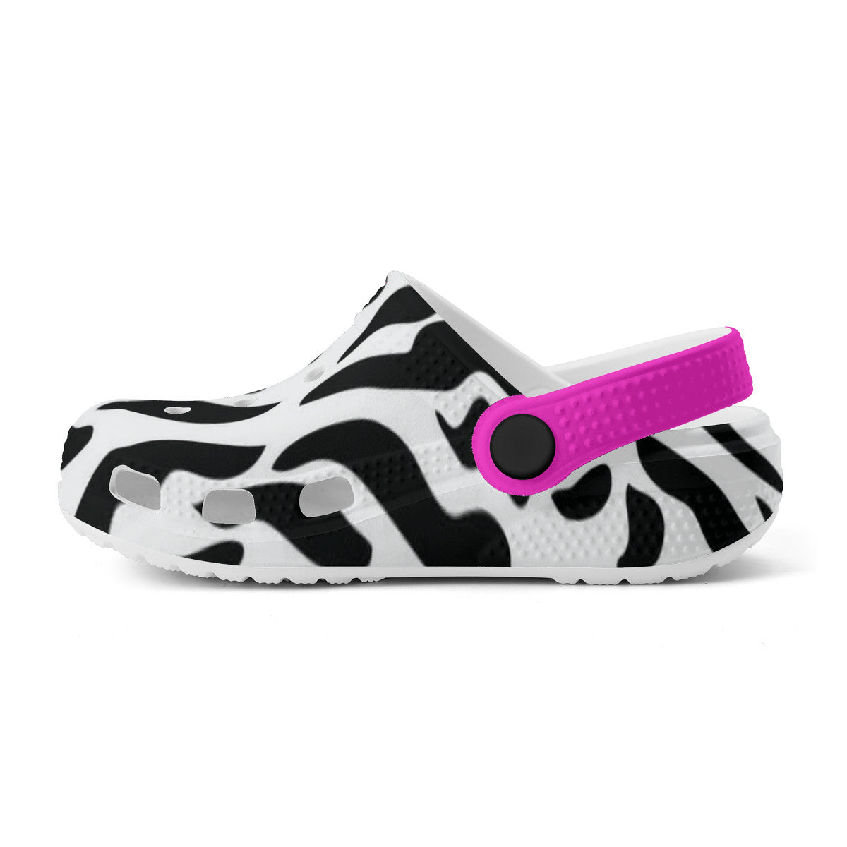Kid's Zebra Pattern Casual Clogs