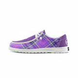 Purple Unisex Canvas Loafers