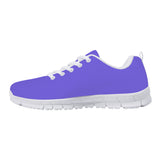 Purple Sneakers - White