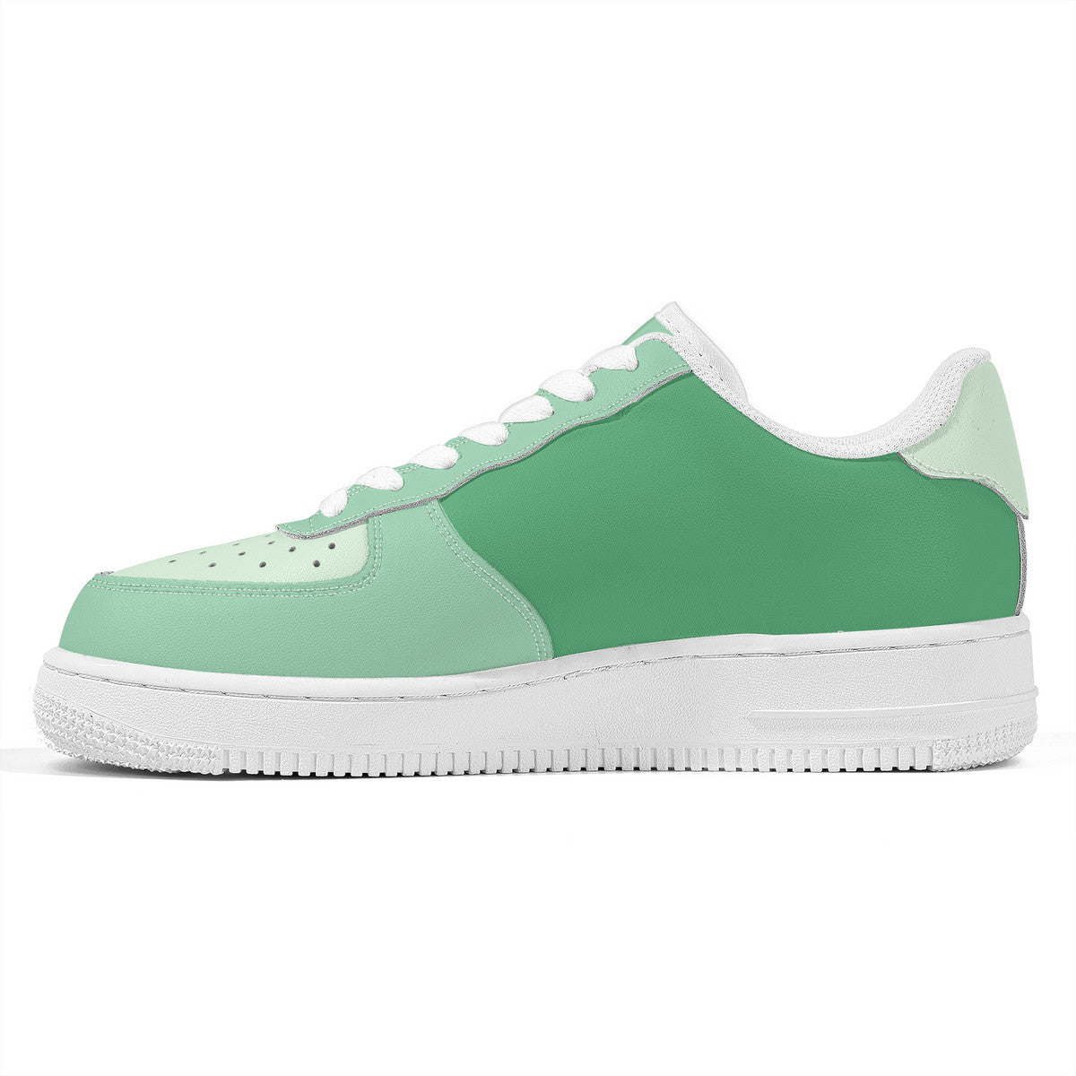 Hues of Green Unisex Microfiber Sneakers