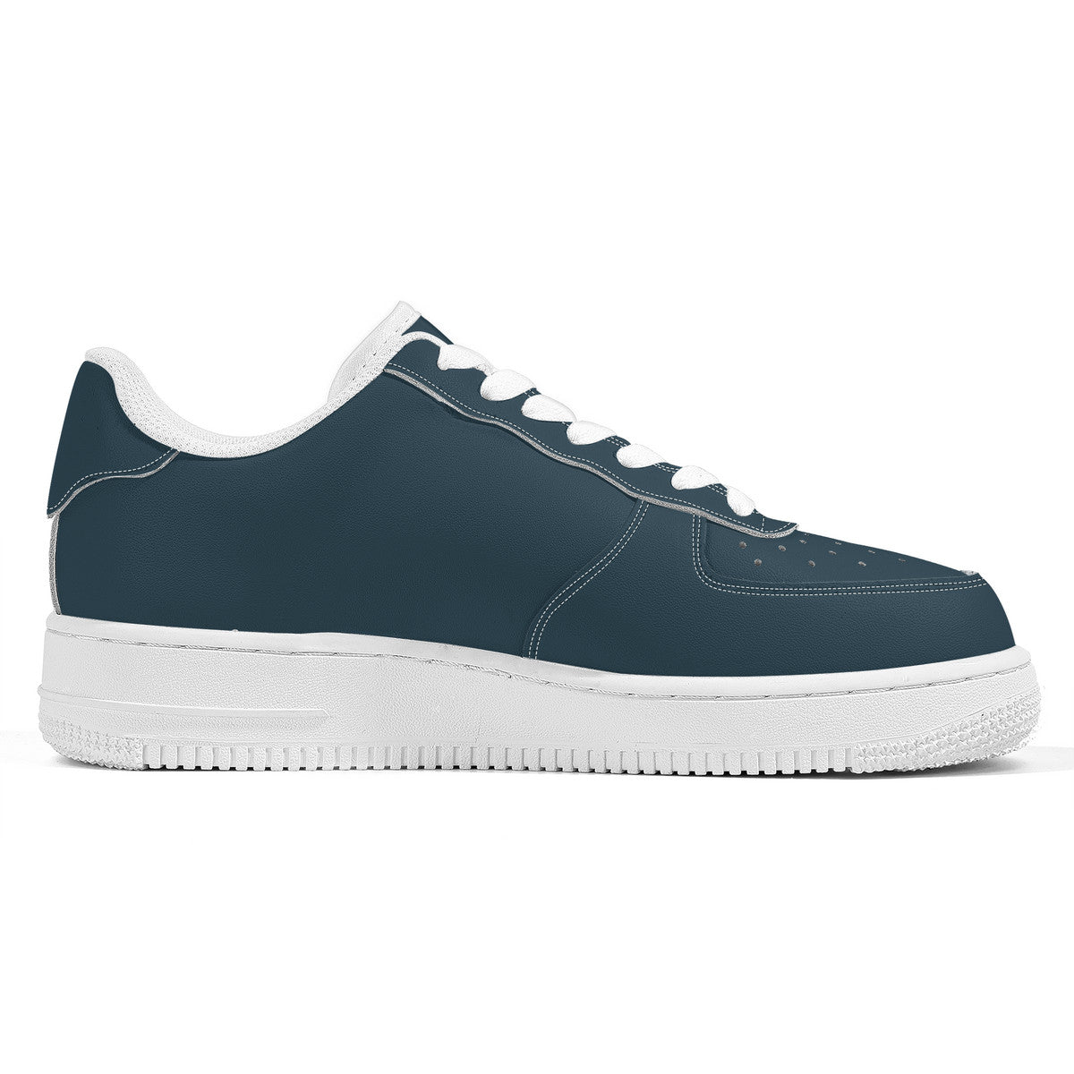 Smoky Blue Night Unisex Microfiber Sneakers