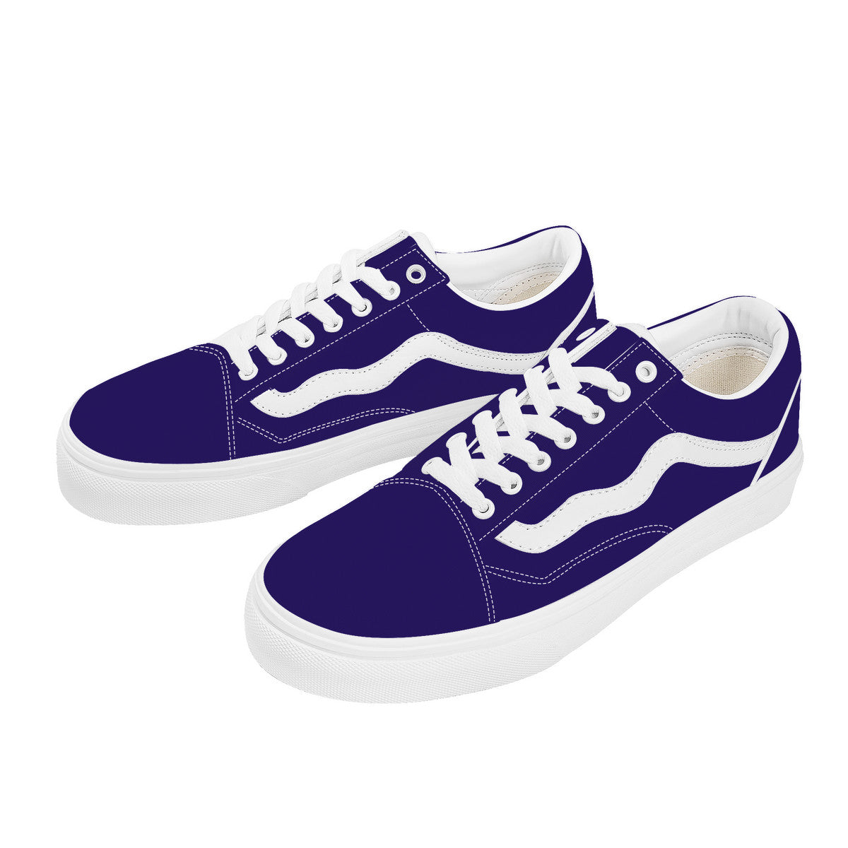 Ravens Purple Low Top Flat Sneaker