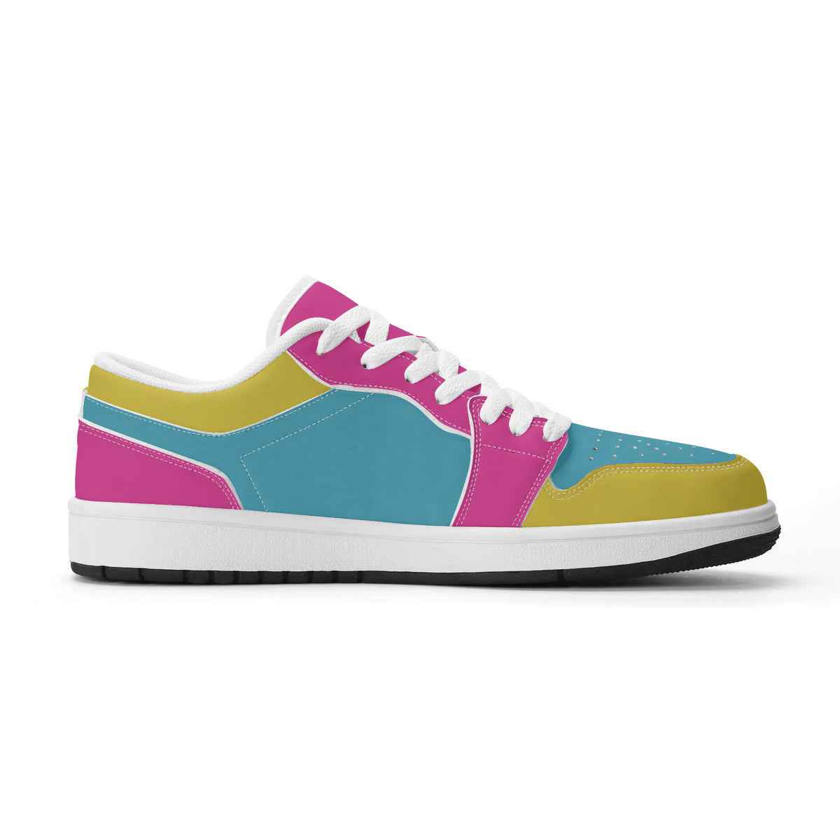 Unisex New Synthetic Leather Low Top Sneakers