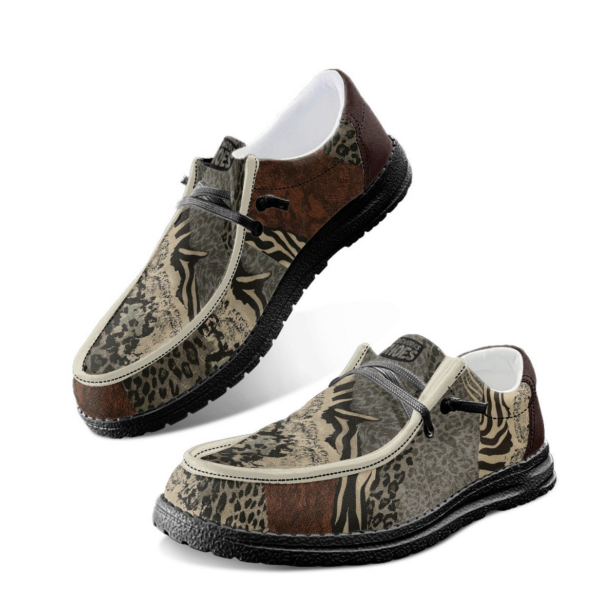 Woman’s Welcome to the Jungle Canvas Loafers