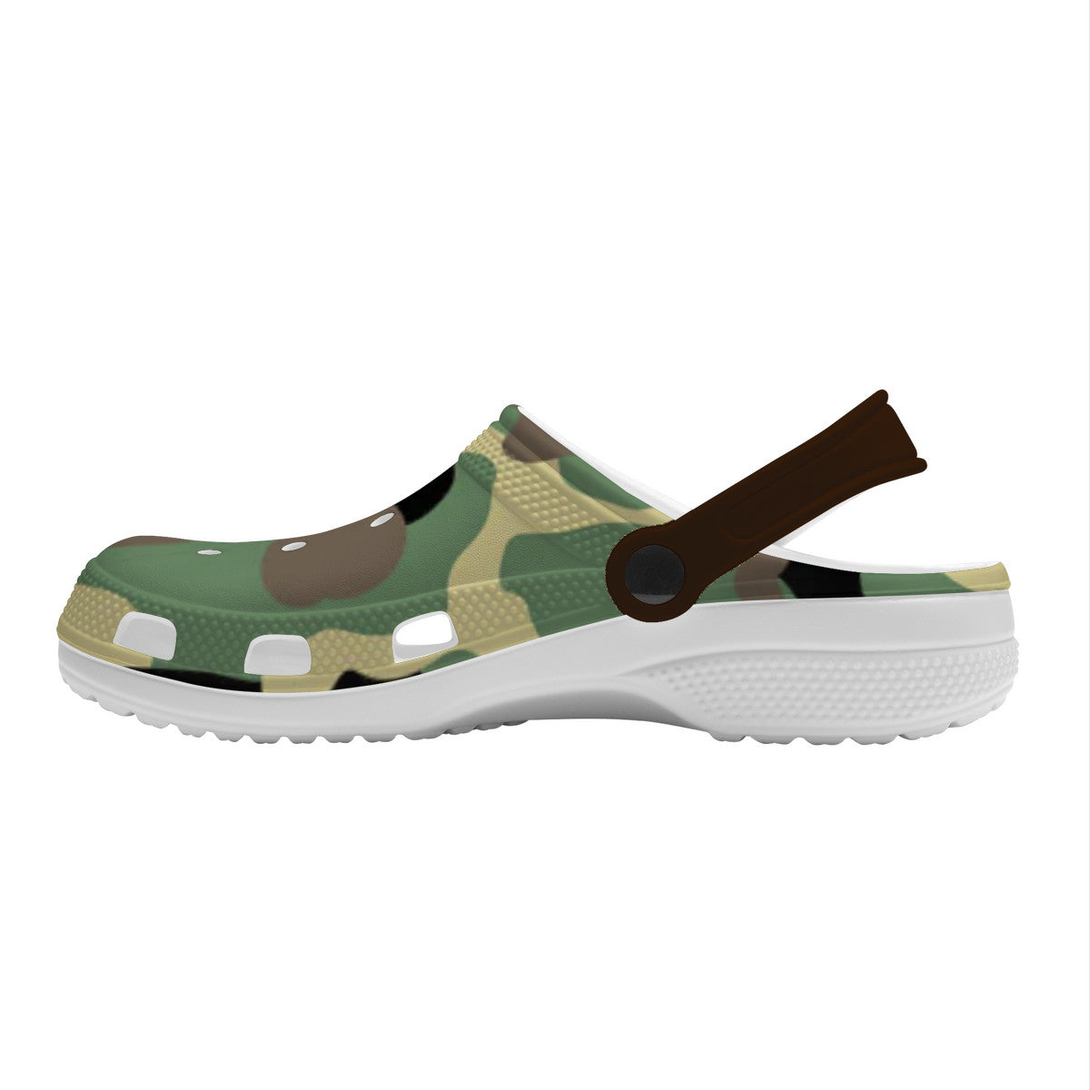 Kids Camo Pattern Clogs