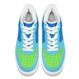 Blue Unisex Microfiber Sneaker