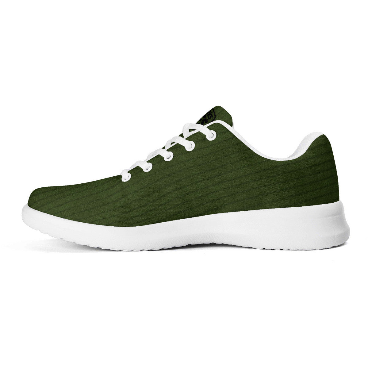 Green Corduroy Unisex Athletic Running Shoes