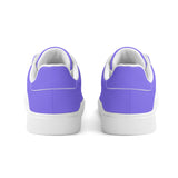 Purple Unisex Premium Synthetic Leather Sneakers