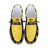 Unisex Yellow Canvas Loafers