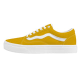 Yellow Low Top Flat Sneaker