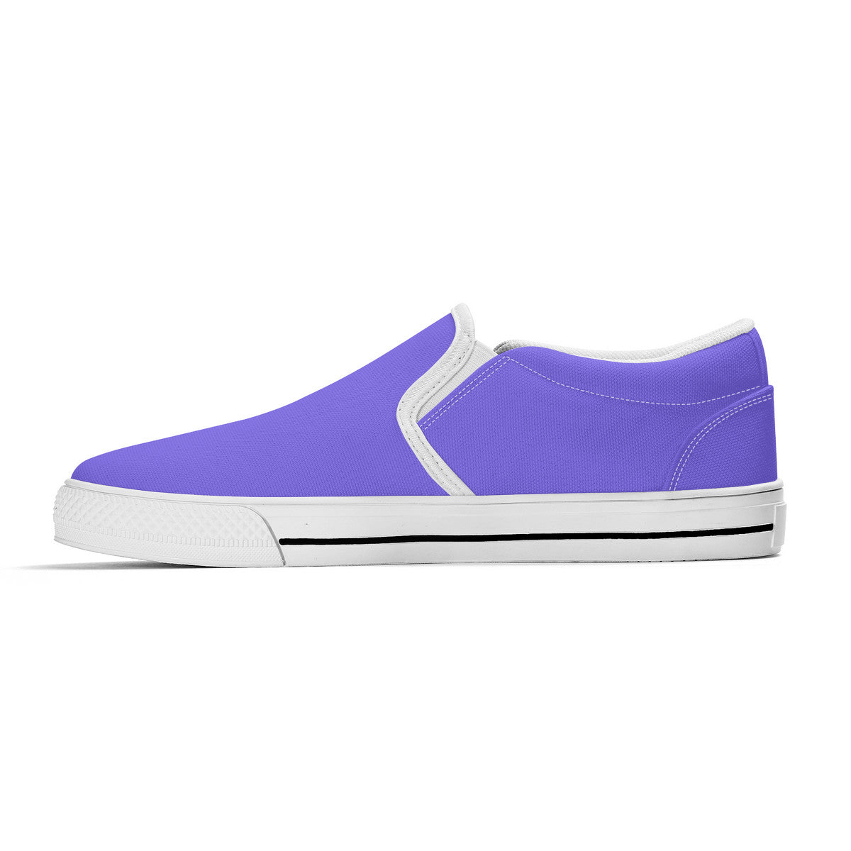 Purple Unisex Slip-on Shoes