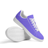 Purple Unisex Premium Synthetic Leather Sneakers