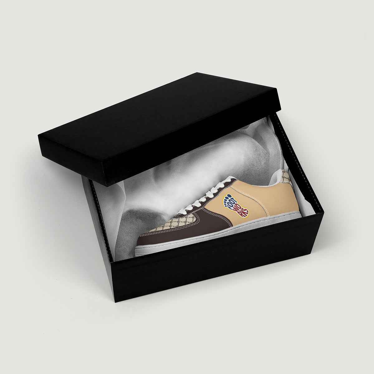 Brown Low Top Unisex Sneaker