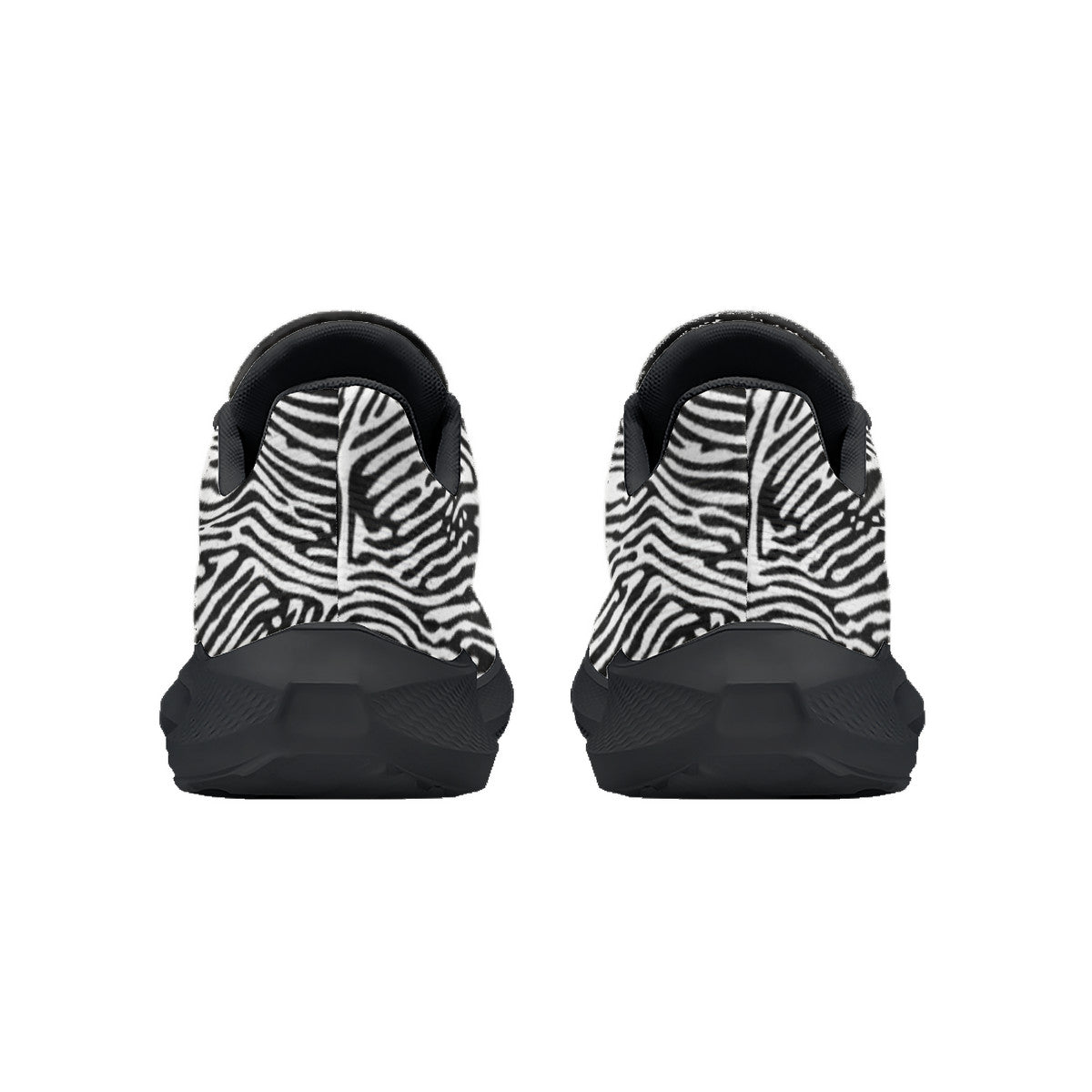 Fingerprint Unisex Lace Up Running Shoes
