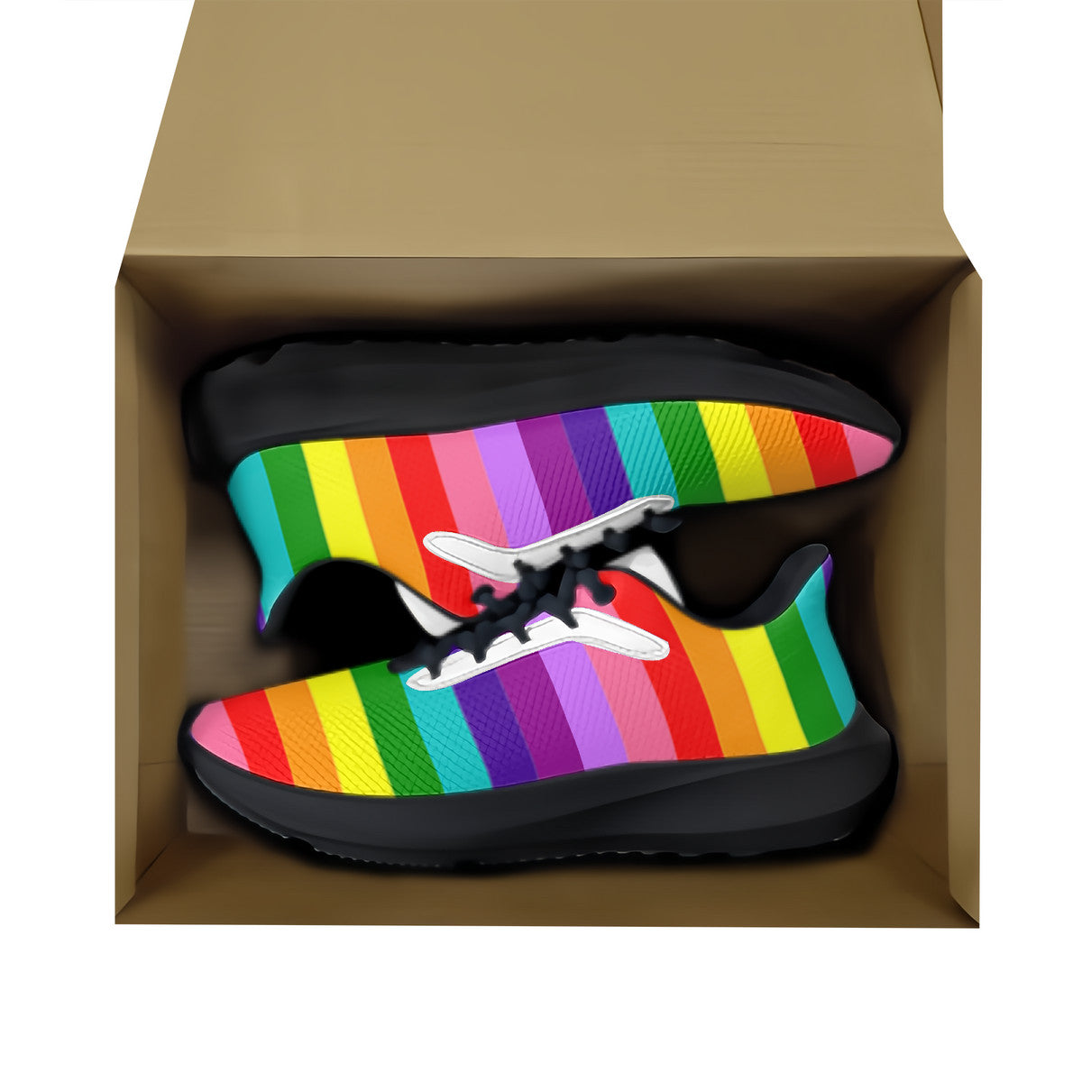LGTBQ Flags Unisex Lace Up Running Shoes