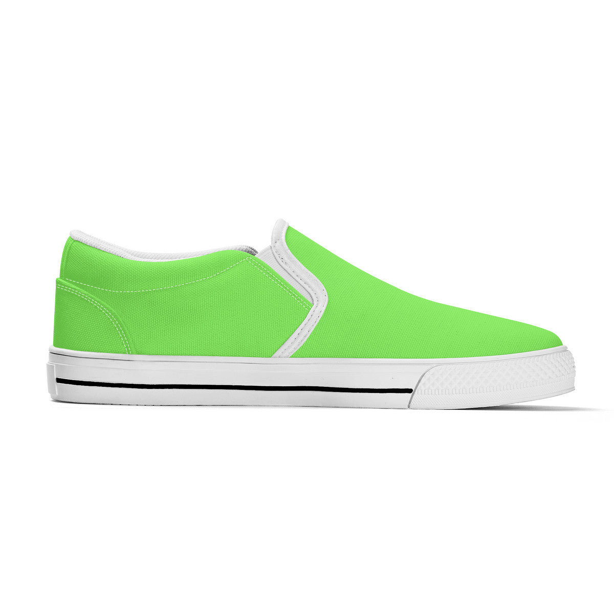Neon Green Unisex Slip-on Shoes