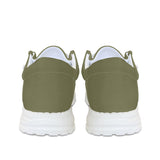 Olive Green Canvas Loafers