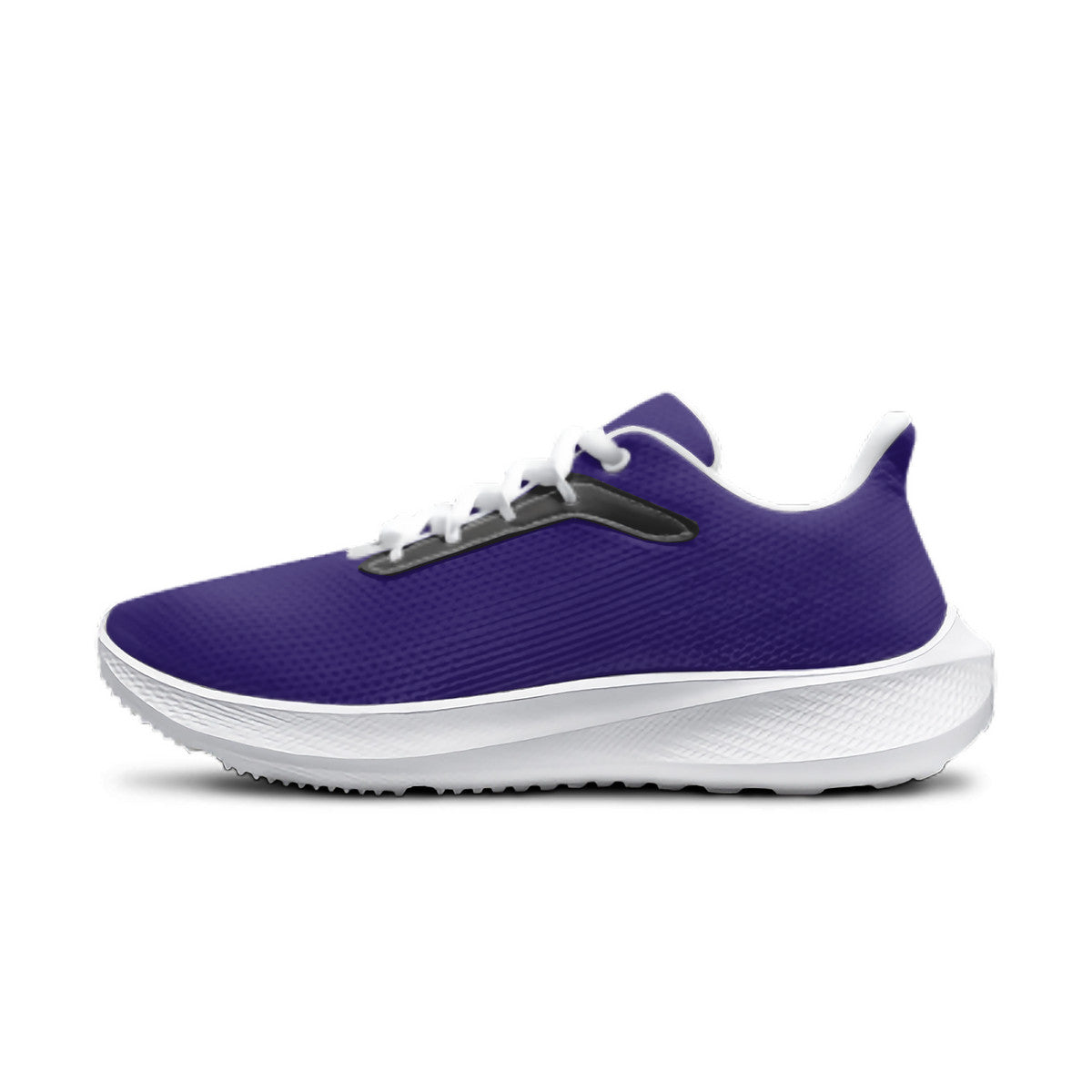 Purple Unisex Lace Up Running Shoes