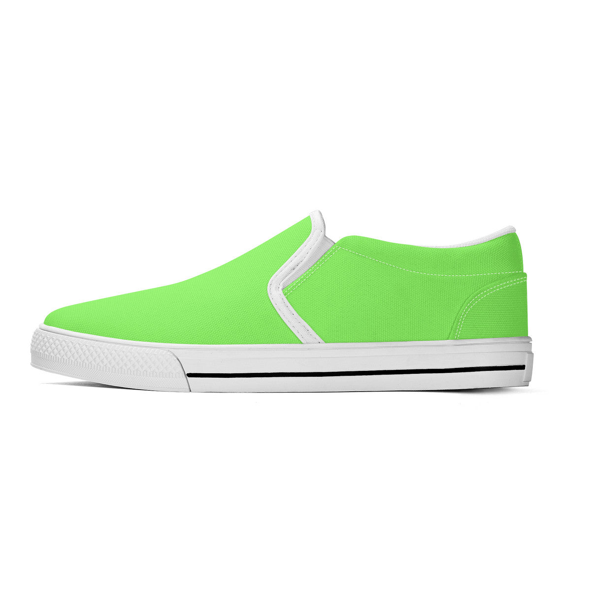 Neon Green Unisex Slip-on Shoes