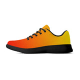 Unisex Orange Gradiant Athletic Running Shoes