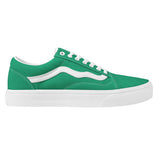 Green Low Top Flat Sneaker