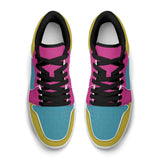 Unisex New Synthetic Leather Low Top Sneakers