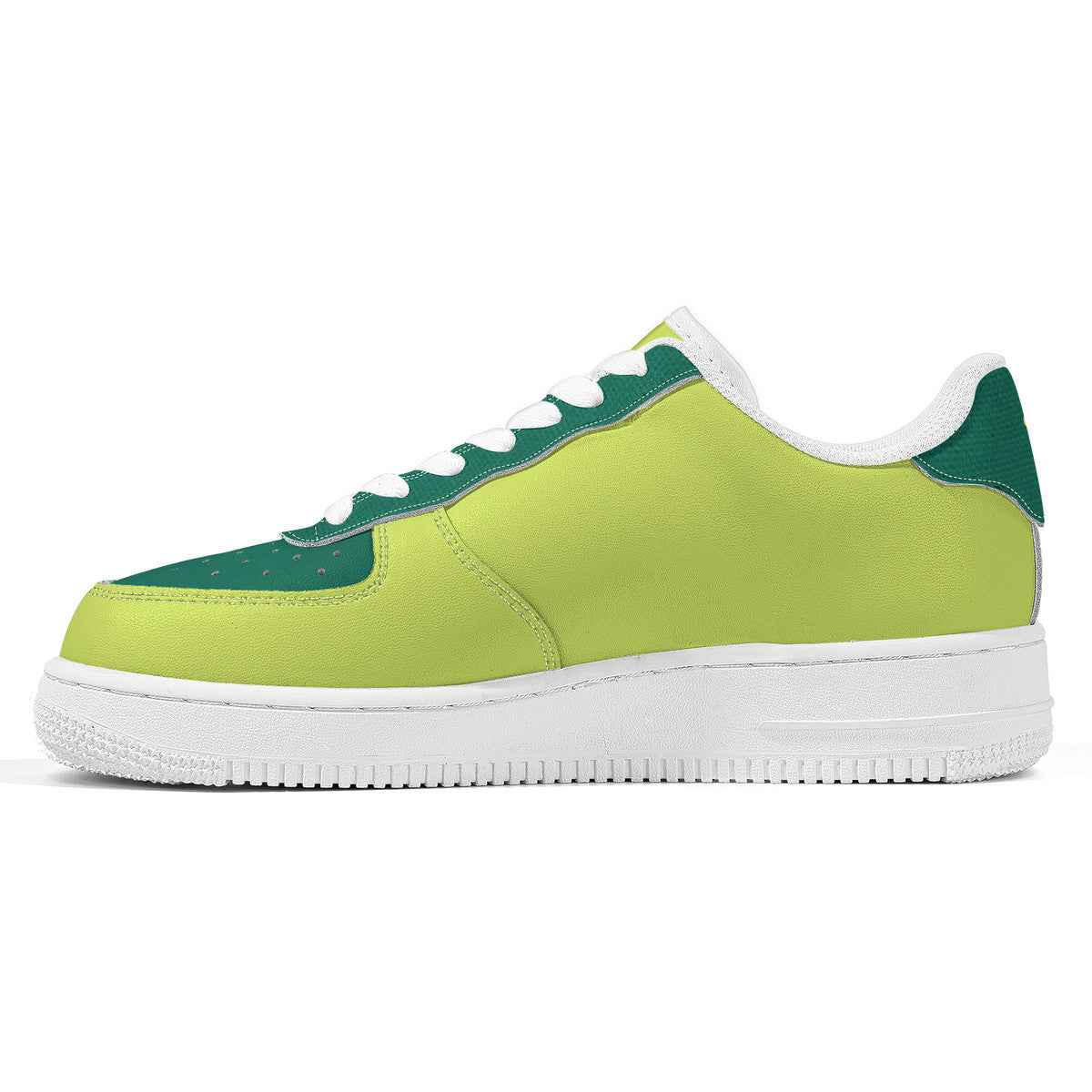 Neon Green Unisex Microfiber Sneakers