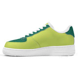 Neon Green Unisex Microfiber Sneakers