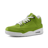 Chartreuse Green Unisex Non Slip Sneakers Lace Up Fashion Shoes