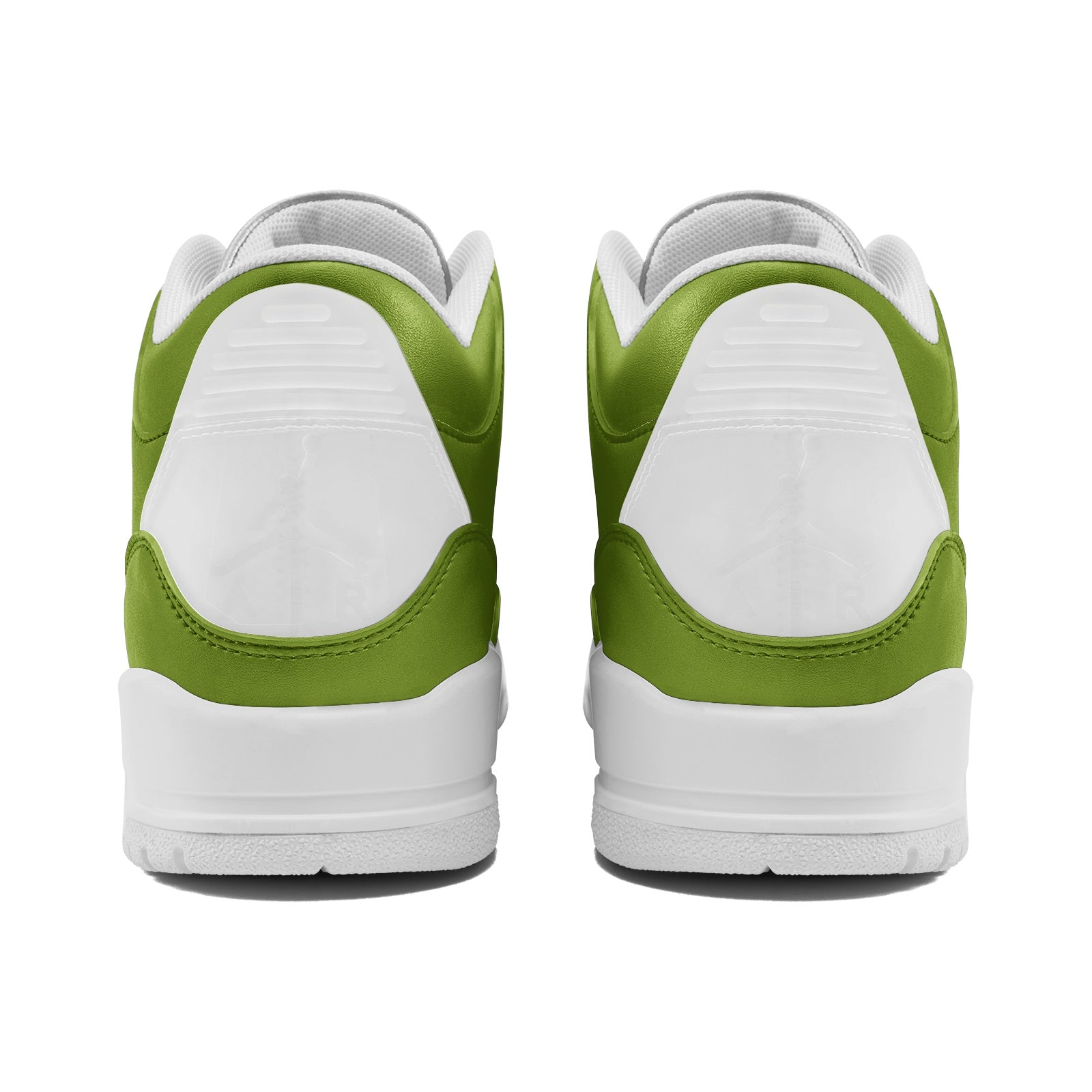 Chartreuse Green Unisex Non Slip Sneakers Lace Up Fashion Shoes