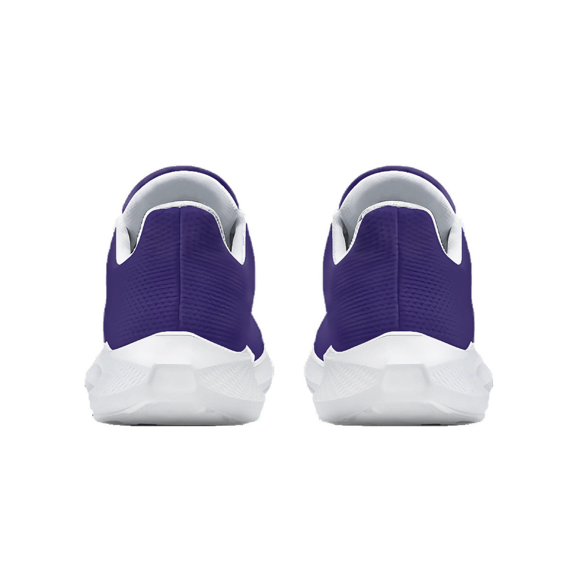 Purple Unisex Lace Up Running Shoes