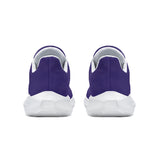 Purple Unisex Lace Up Running Shoes