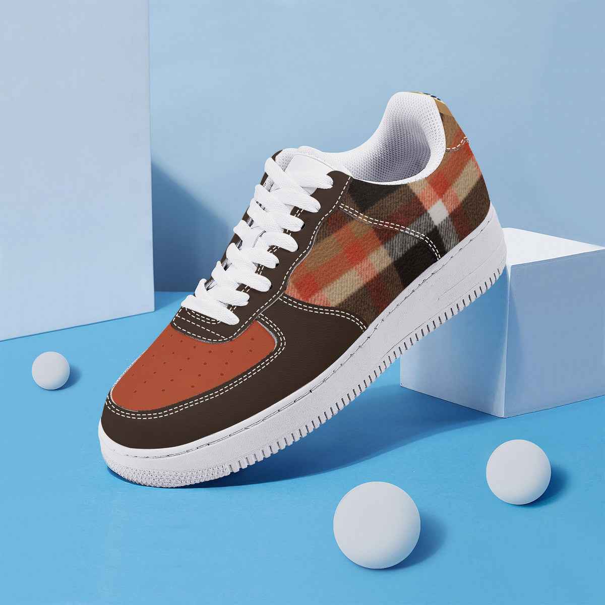 Fall Foliage Pattern Low Top Unisex Sneaker
