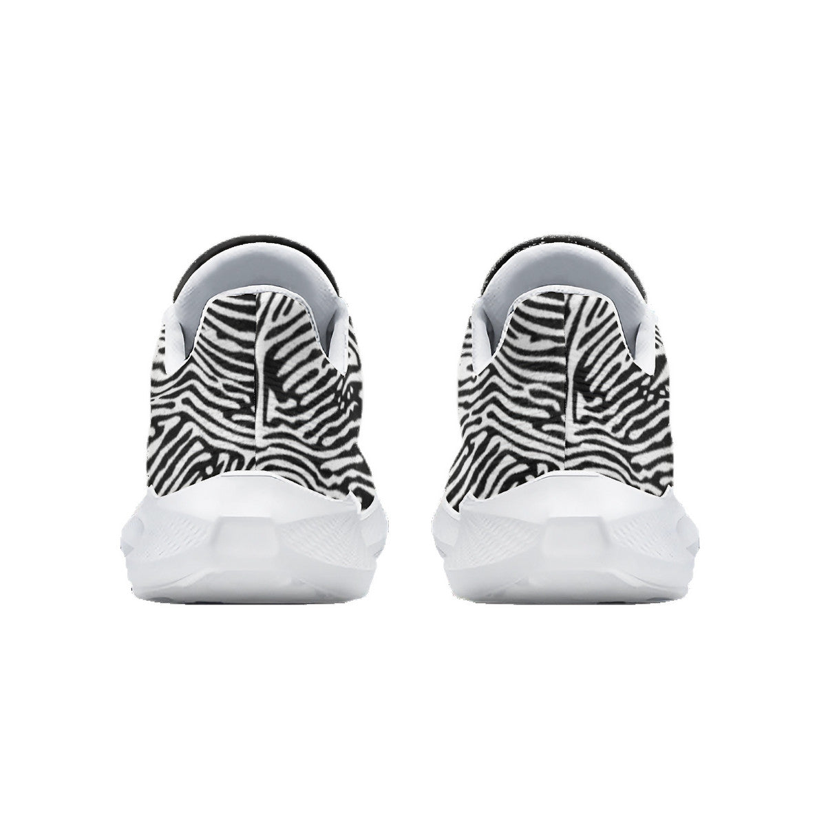 Fingerprint Unisex Lace Up Running Shoes