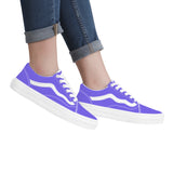 Purple Low Top Flat Sneaker