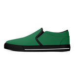 Green Unisex Slip-on Shoes