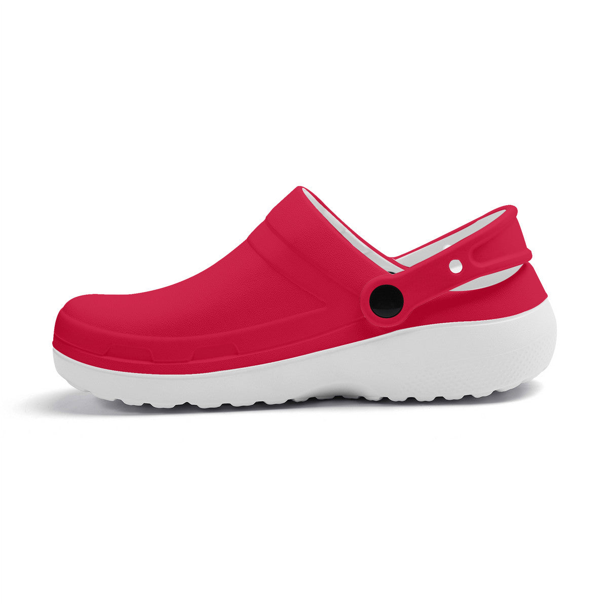 Red Unisex Lightweight Nursing Clogs