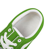 Neon Green Low Top Flat Sneaker