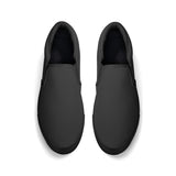 Black Unisex Slip-on Shoes