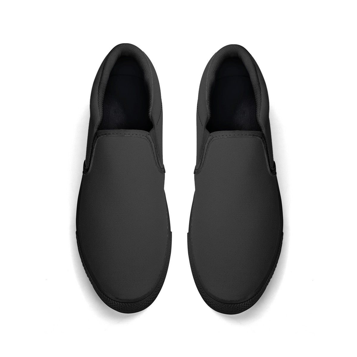 Black Unisex Slip-on Shoes