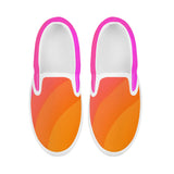 Orange and Pink Kids Slip-on shoes