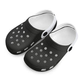 Kid's Black and White Casual Clogs