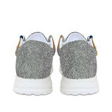 Unisex Tribal Striped Canvas Loafers