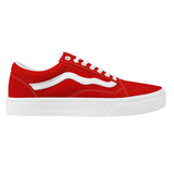 Red Low Top Flat Sneaker