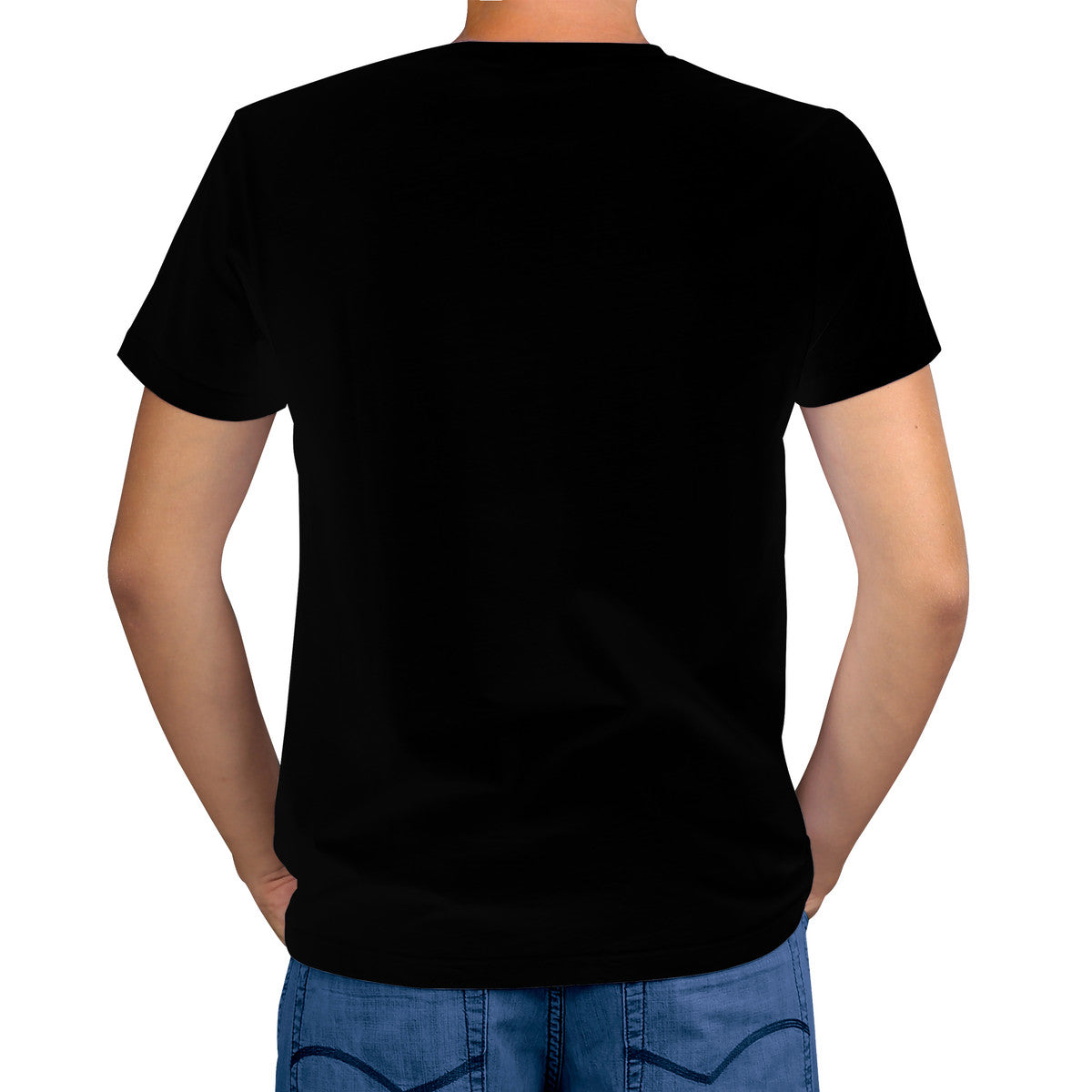 Black Print  swag T-Shirt