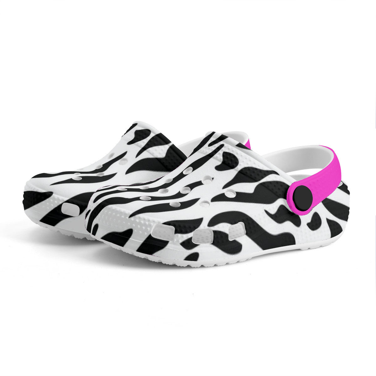 Kid's Zebra Pattern Casual Clogs