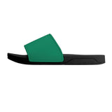 Green Slide Sandals