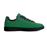 Green Unisex Premium Synthetic Leather Sneakers – Handcrafted Comfort by Footworks Shoes