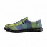 Fun with Plaid Canvas Loafers