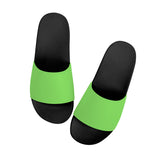 Neon green Slide Sandals - Black